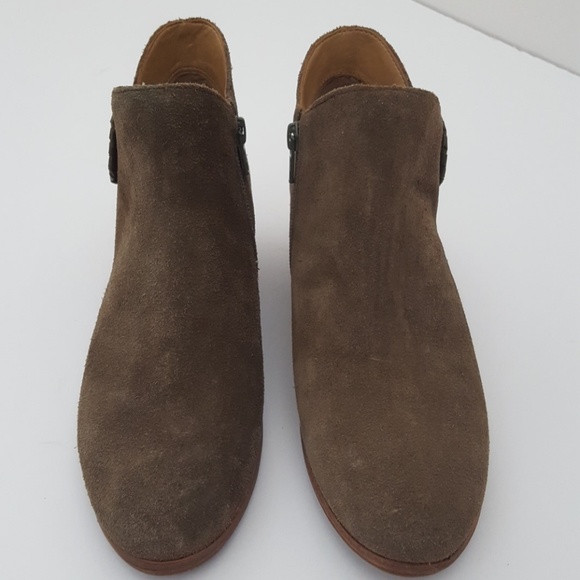 NEW Jack Rogers Peyton olive suede bootie Women size 6.5 M - Picture 2 of 8